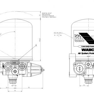Single Chamber Air Dryer+Unloader