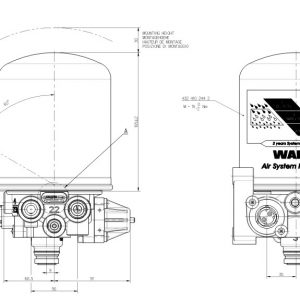 Single Chamber Air Dryer+Unloader